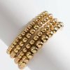 Francesca's Janetta Beaded Bracelet Set Gold Bracelets