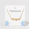 Francesca's Ember Wifey Pendant Necklace Gold Necklaces