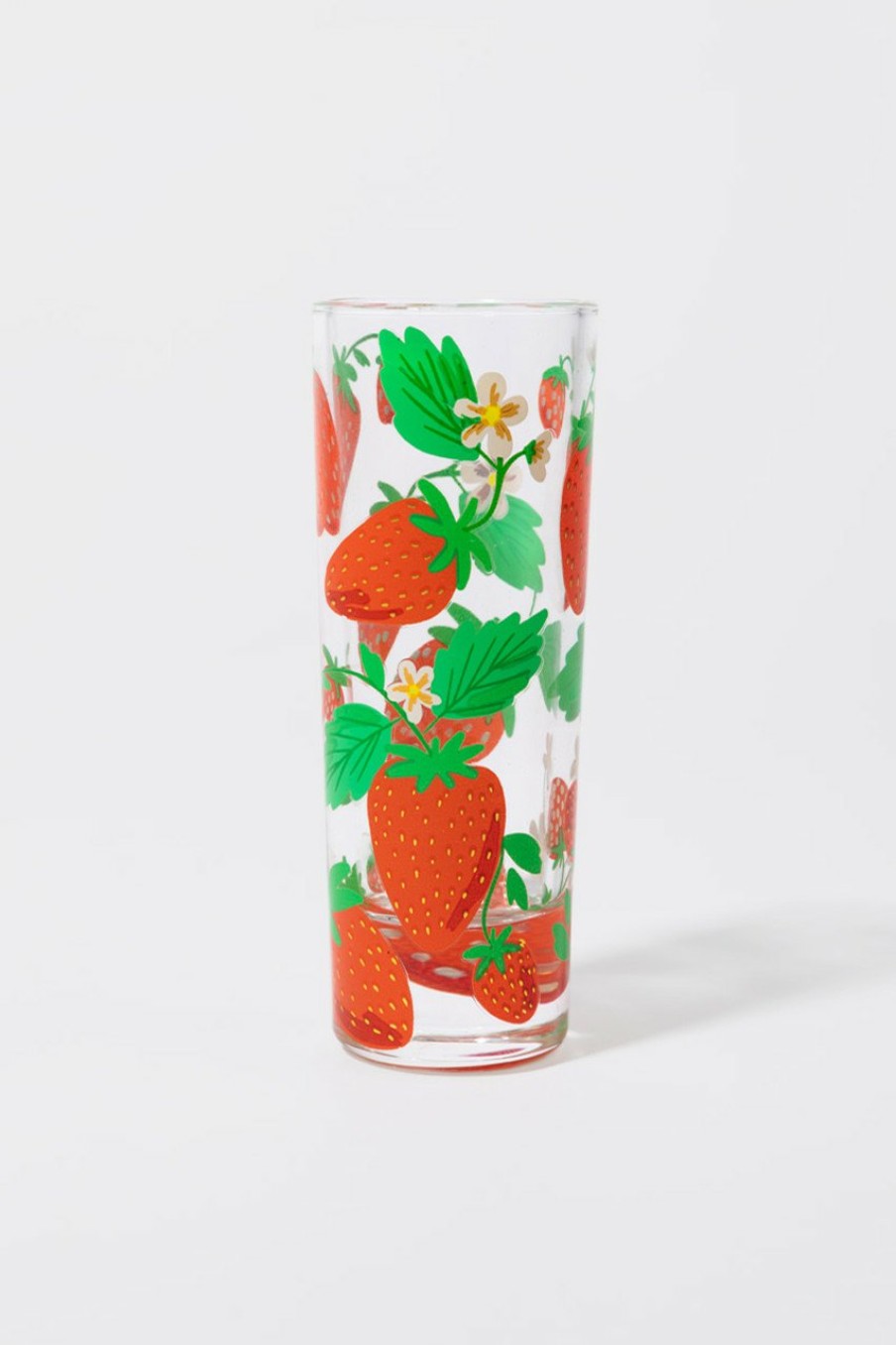 Francesca's Tall Strawberry Shot Glass Multi Drinkware