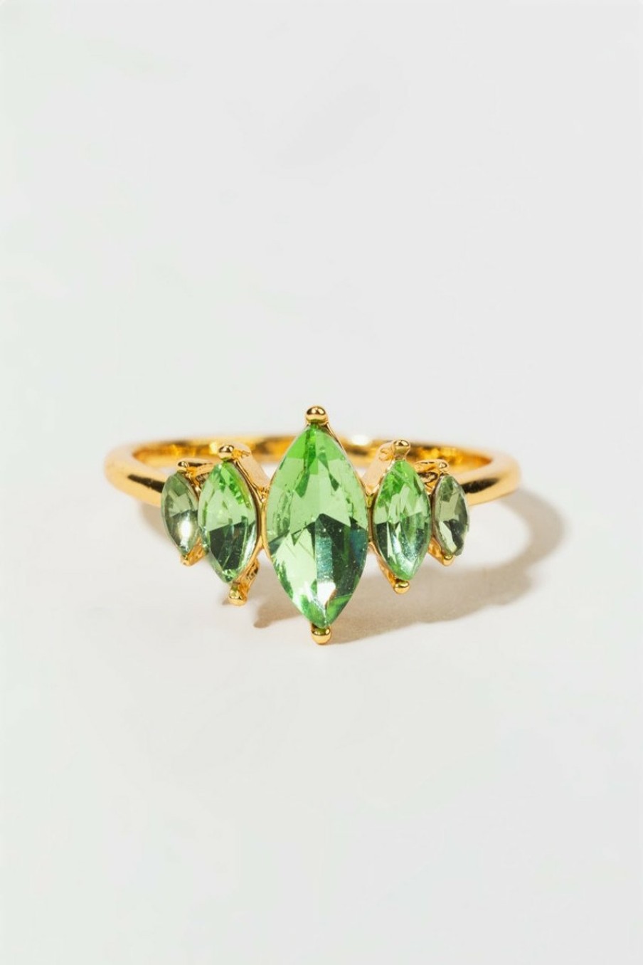 Francesca's 14K Gold Dip Birthstone Ring Rings