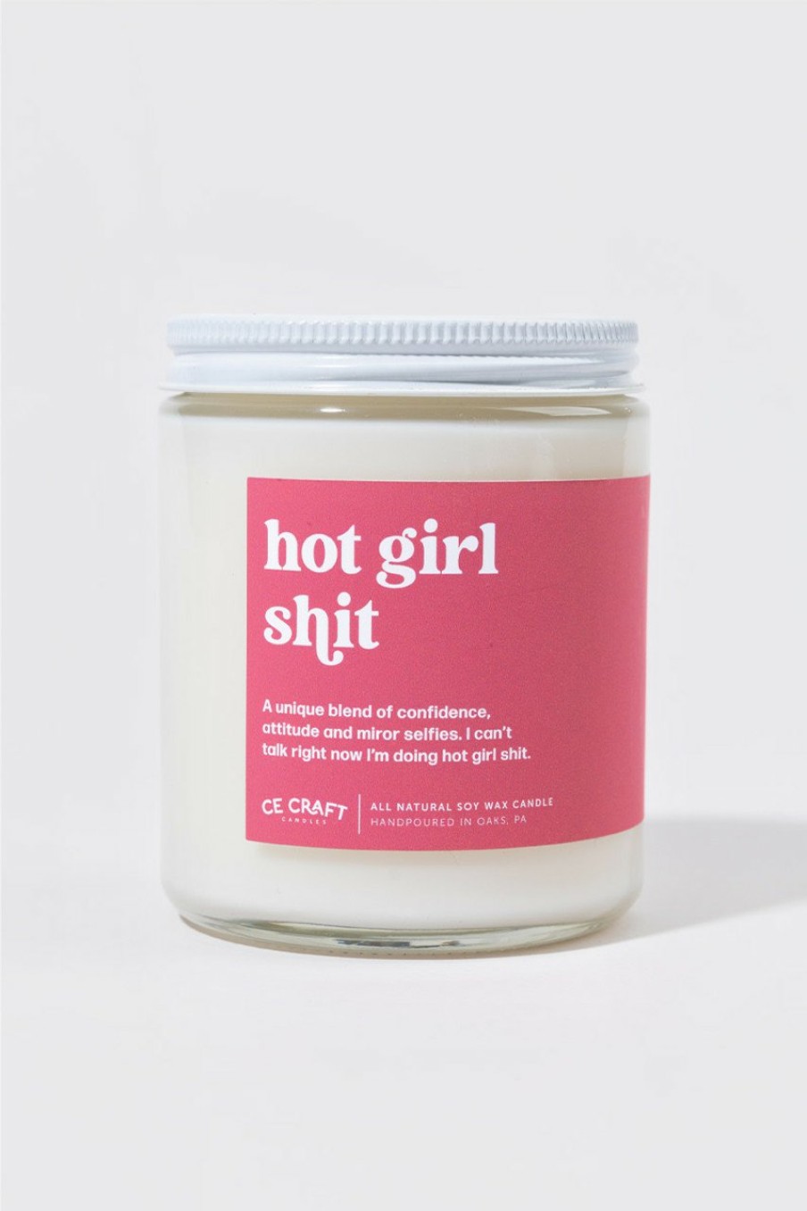 Francesca's Ce Craft Hot Girl Sh*T Candle 8Oz Red Candles