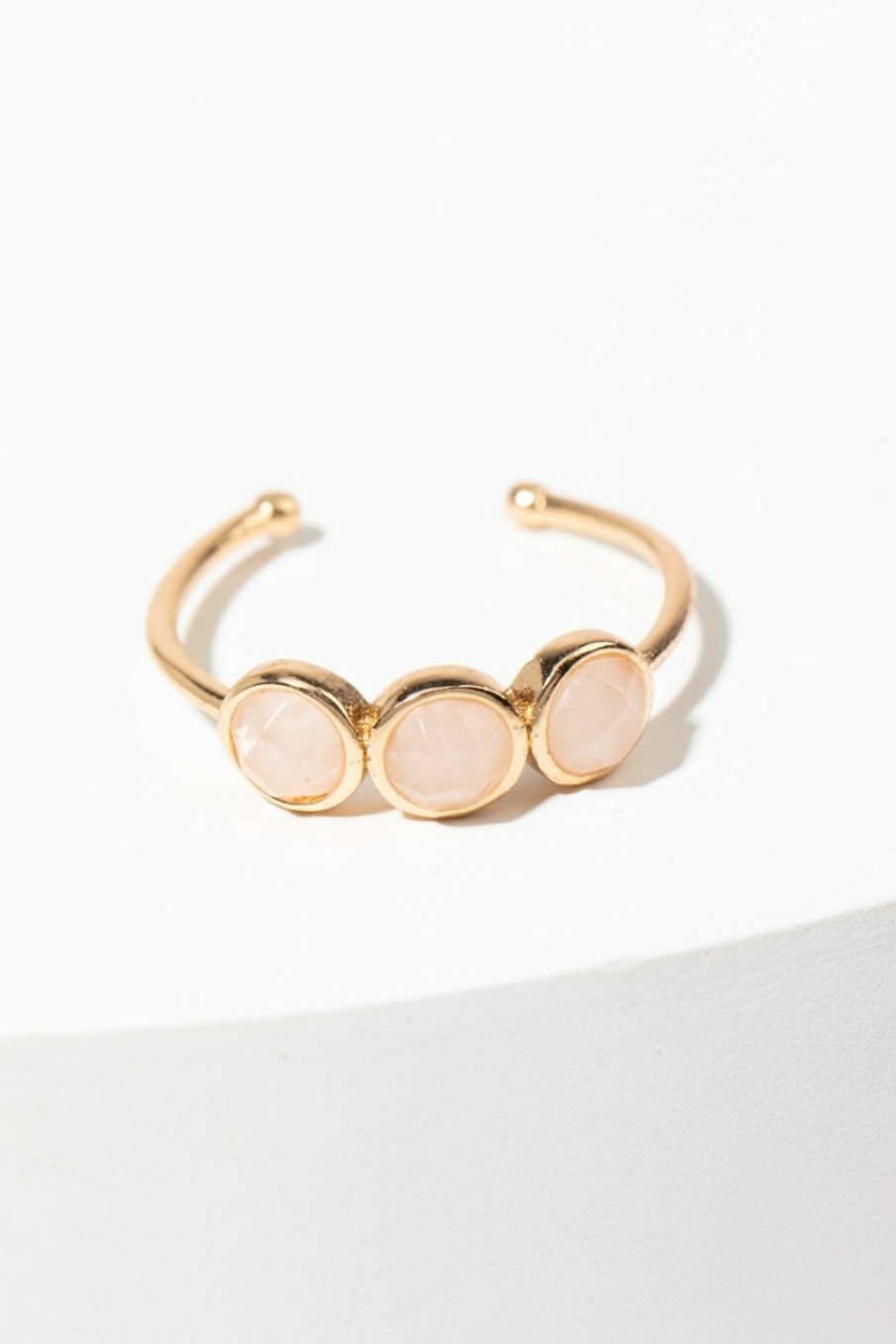 Francesca's Tricia Healing Ring Blush Rings