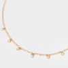 Francesca's Lenora Opal Coin Necklace Iridescent Necklaces