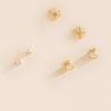 Francesca's Sasha Starburst Earring Set Crystal Earrings