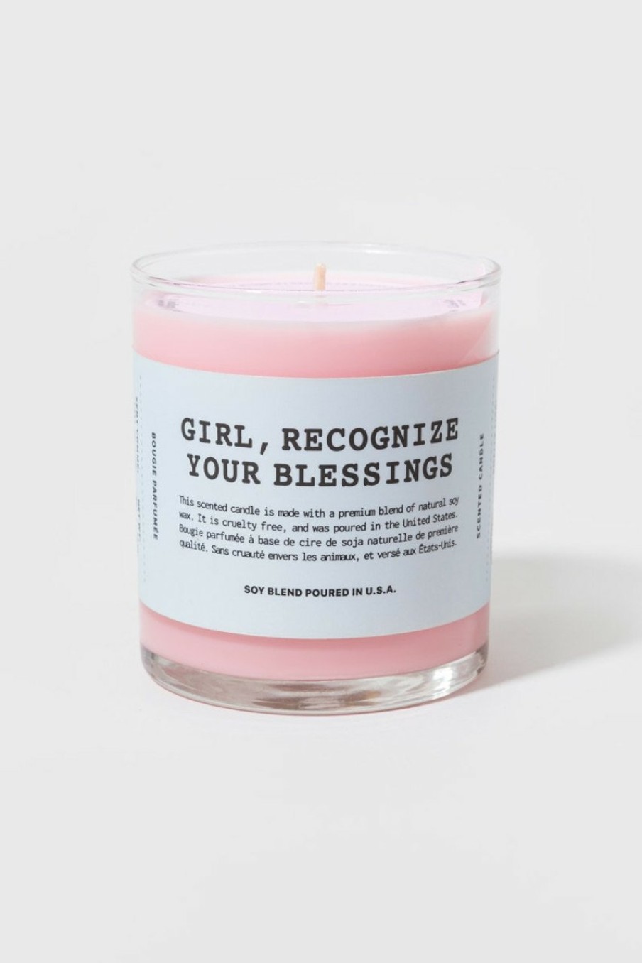 Francesca's Count Your Blessings Candle Jar Purple Candles