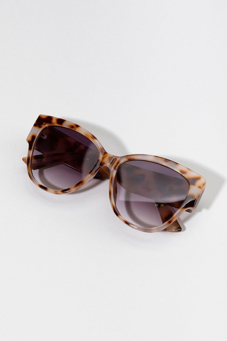 Francesca's Aneilia Square Angular Sunglasses Tortoise Sunglasses