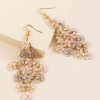 Francesca's Alice Flower Cascading Drop Earrings Multi Earrings