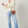 Francesca's Kristina High Rise Bootcut Jeans Medium Jeans