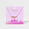 Francesca's California Pendant Carded Necklace Gold Necklaces