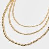 Francesca's Susanna Multi Layer Necklace Gold Necklaces