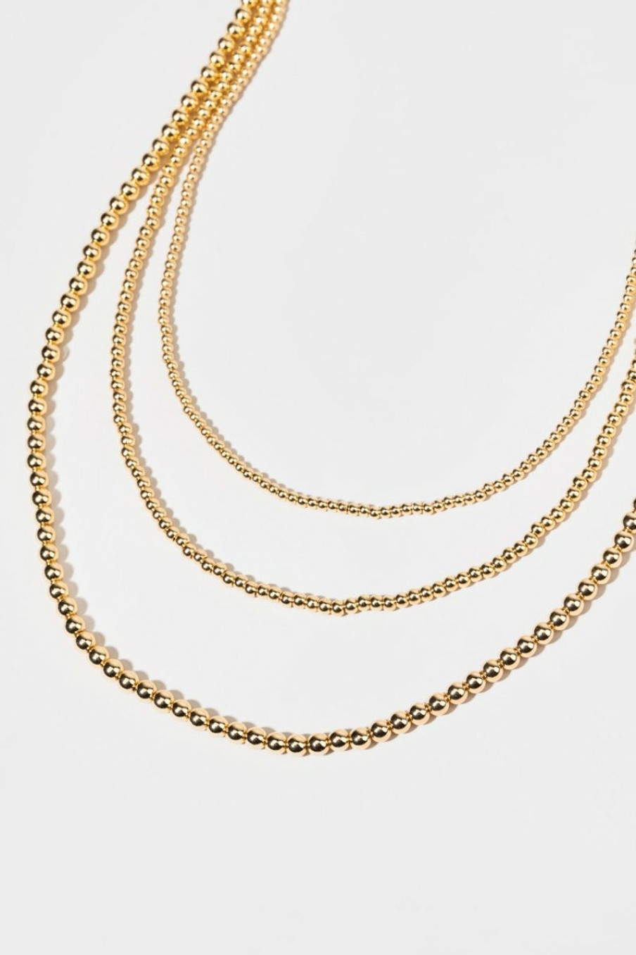 Francesca's Susanna Multi Layer Necklace Gold Necklaces