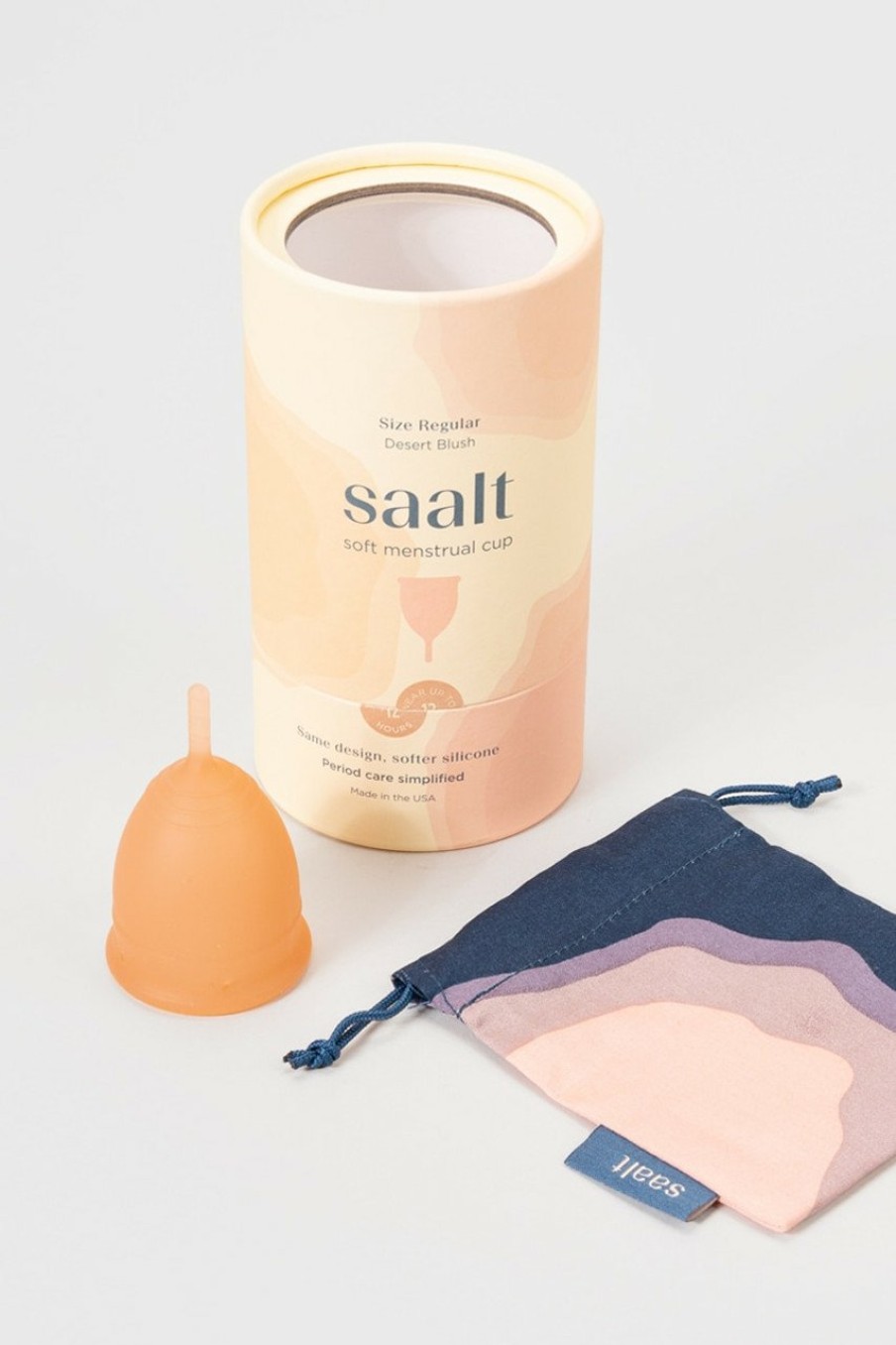 Francesca's Saalt Regular Soft Menstrual Cup Blush Beauty & Wellness