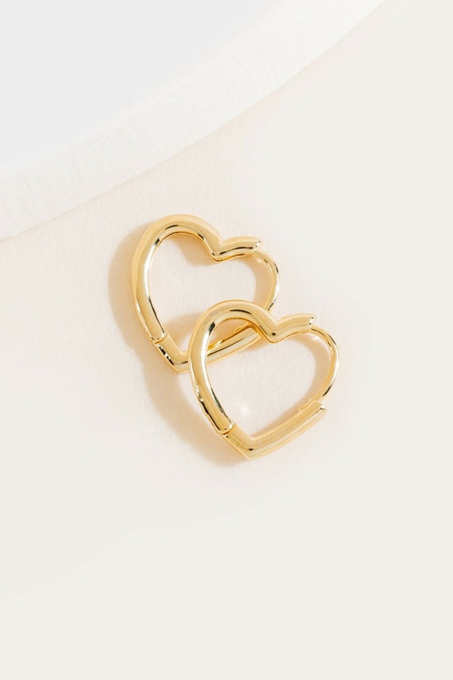 Francesca's Tianna Mini Heart Huggie Hoop Earrings Earrings