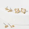 Francesca's Deirdre Celestial Earring Set Pearl Earrings