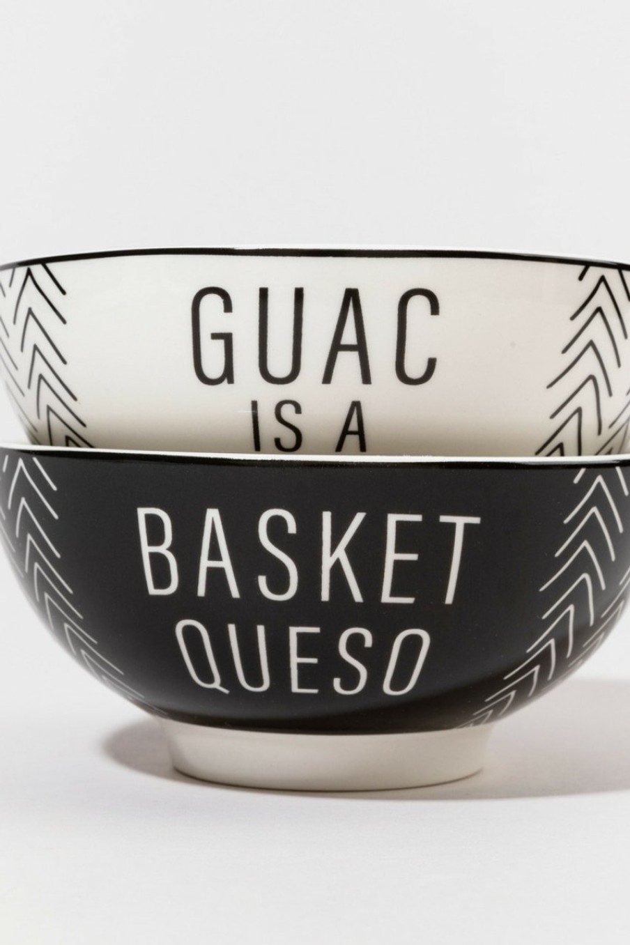 Francesca's Queso Guac Cereal Bowls Multi Home Decor