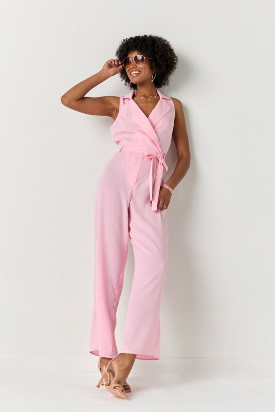 Francesca's Sharron Utility Jumpsuit Dresses