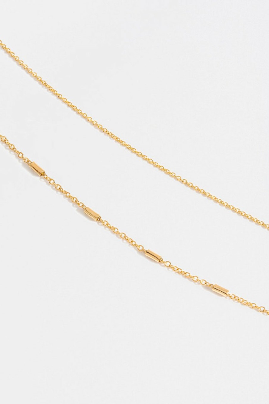 Francesca's Sandra Sparkle Layered Necklace Gold Necklaces