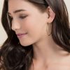 Francesca's Nori Large Hoops Gold Earrings