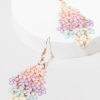 Francesca's Shena Flower Drop Earrings Multi Earrings