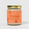 Francesca's Yeehaw 9Oz Candle Jar Orange Candles