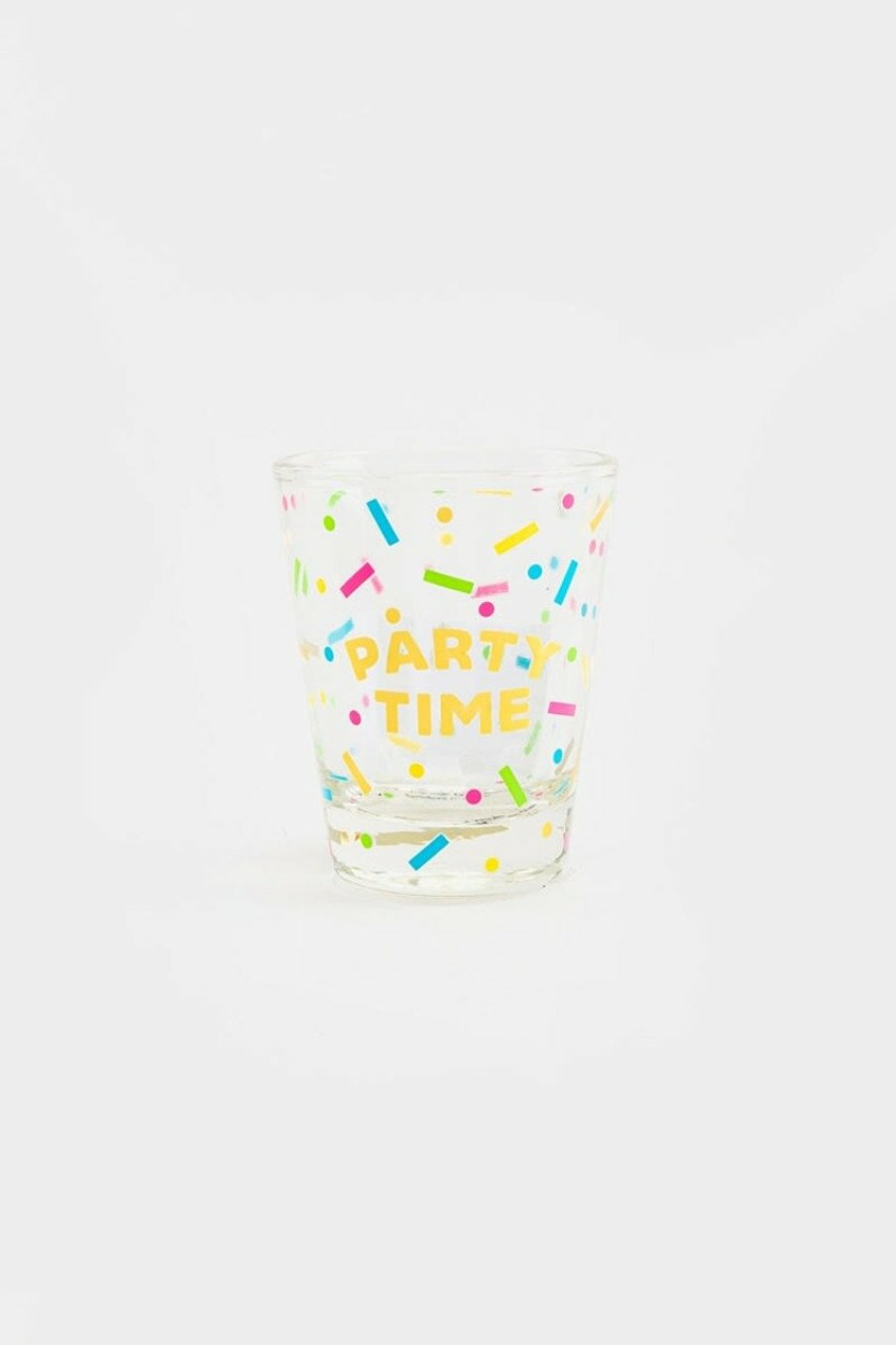 Francesca's Party Time Shot Glass Multi Drinkware