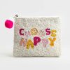 Francesca's Jessy Choose Happy Pouch Multi Bags & Wallets