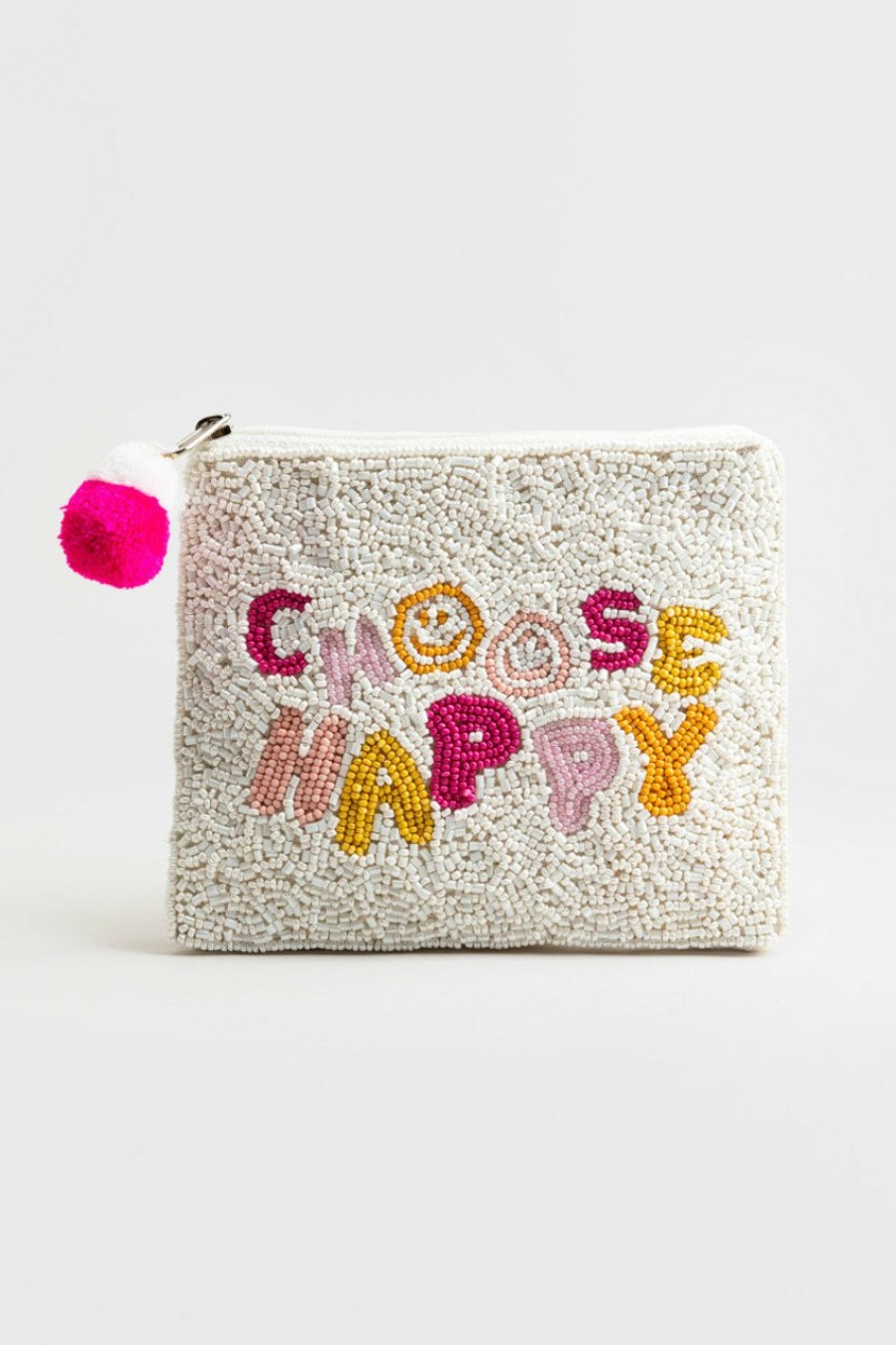 Francesca's Jessy Choose Happy Pouch Multi Bags & Wallets