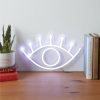 Francesca's Eye Neon Sign White Home Decor