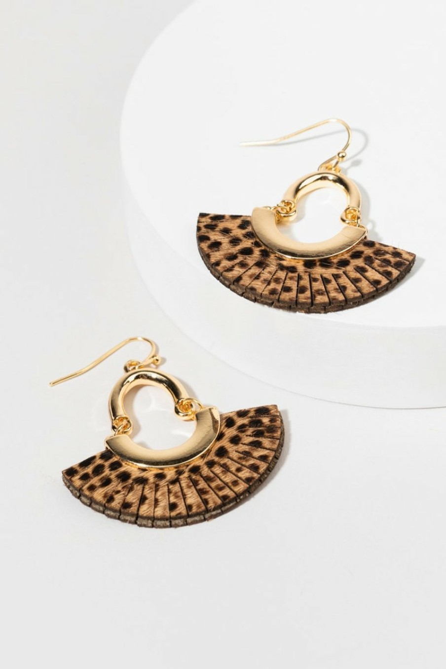 Francesca's Cassandra Earrings Leopard Earrings