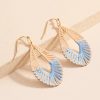 Francesca's Emilia Threaded Teardrop Earrings Light Blue Earrings