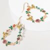 Francesca's Susana Glass Garden Drop Earrings Multi Earrings