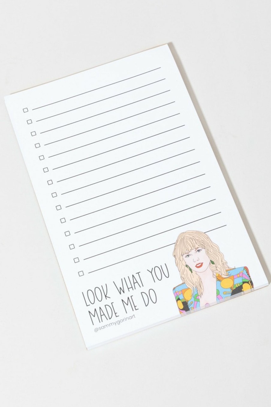 Francesca's Look What You Made Me To- Do Notepad Multi Stationery