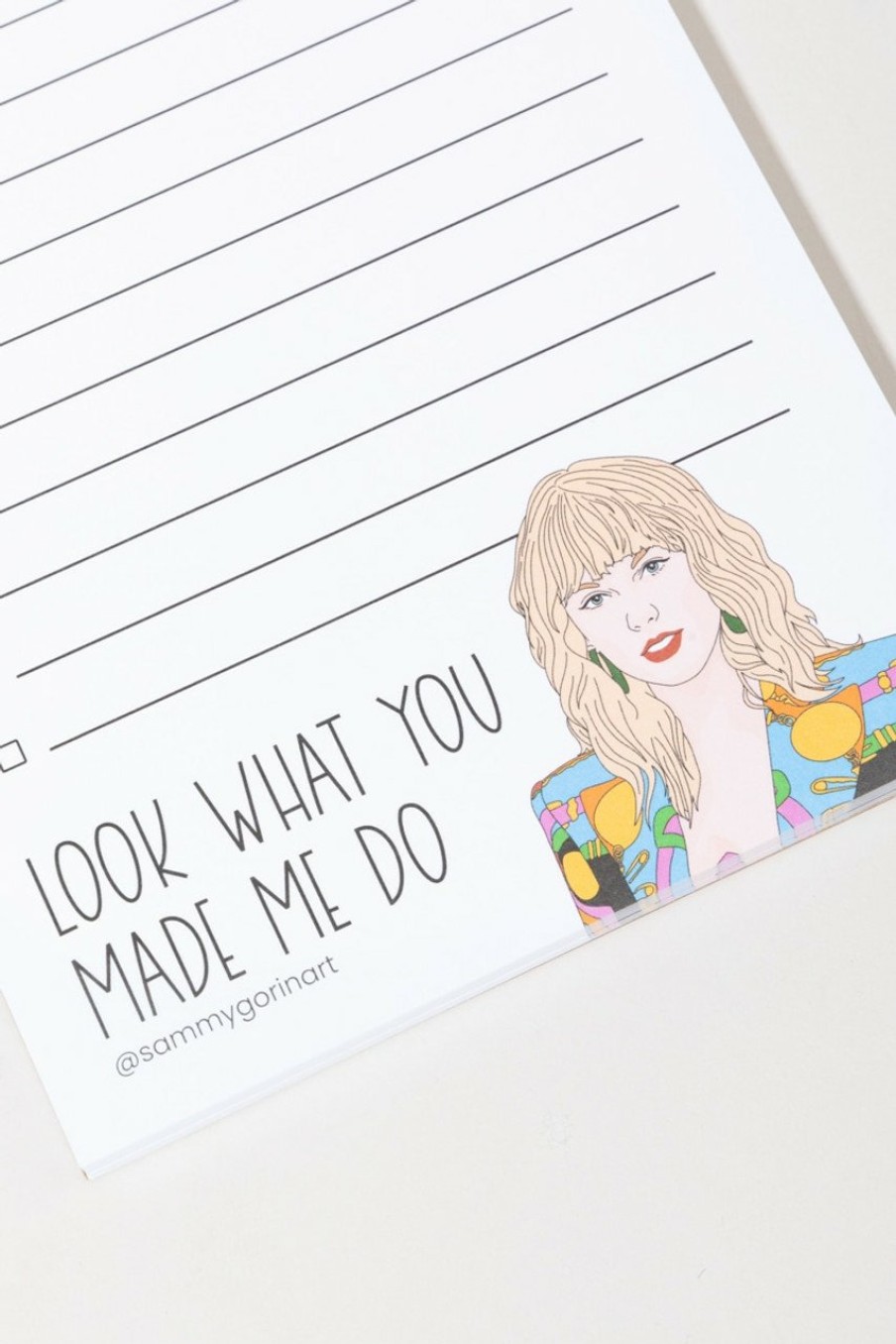 Francesca's Look What You Made Me To- Do Notepad Multi Stationery