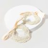 Francesca's Lindsay Braided Pearl Ponytail Holder White Hair