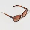 Francesca's Veranda Cat Eye Sunglasses Tortoise Sunglasses