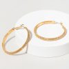 Francesca's Ryan Cupchain Hoop Earrings Gold Earrings