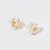 Francesca's Dezie Cluster Stud Earrings Pearl Earrings