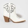 Francesca's Mia Alejo Stitch Western Boots Boots