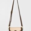 Francesca's Ester Front Buckle Crossbody Purse Brown Bags & Wallets