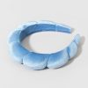 Francesca's Leslie Puffy Spa Headband Blue Hair