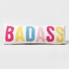 Francesca's Badass Large Lumbar Pillow Multi Home Decor