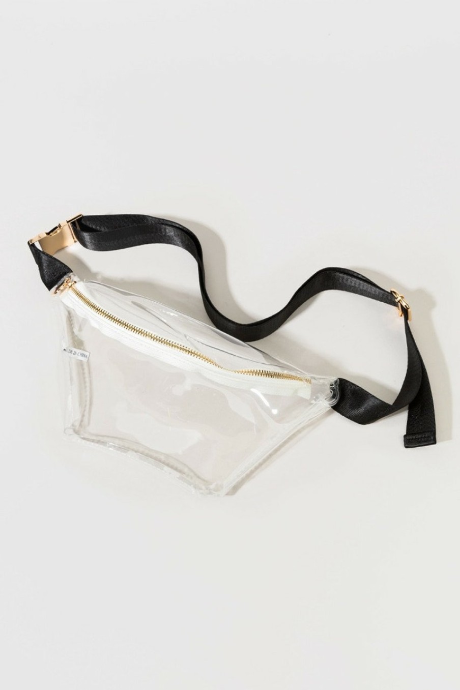 Francesca's Luz Fanny Pack Clear Bags & Wallets