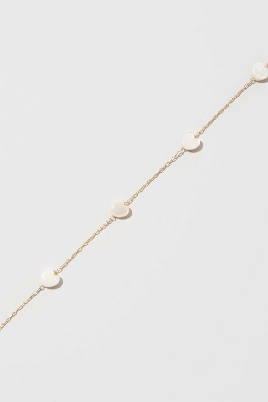 Francesca's Lorraine Heart Anklet White Anklets