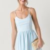 Francesca's Tiffiny Double Bow Back Mini Dress Dresses