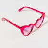 Francesca's Girl Next Door Heart Sunglasses Sunglasses