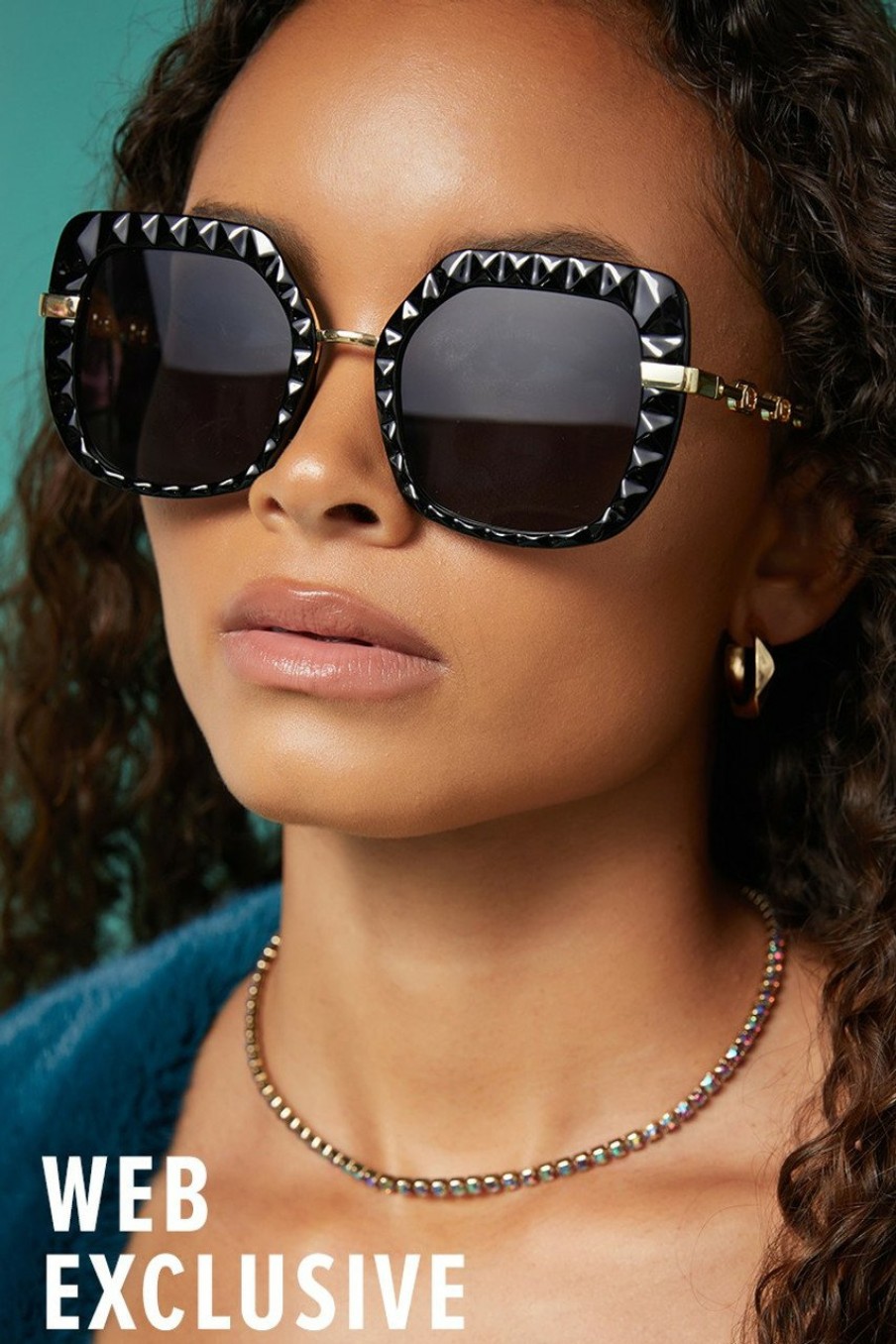 Francesca's Cheyenne Chain Link Sunglasses Sunglasses