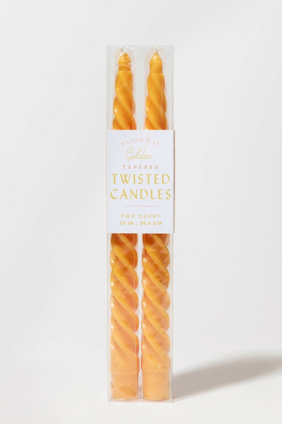 Francesca's Twisted Candles Orange Candles