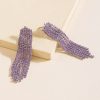 Francesca's Kellie Cupchain Strand Drop Earrings Lavender Earrings