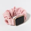 Francesca's Bridget Sparkly Scrunchie Watch Strap Pink Bracelets