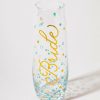 Francesca's Bride Blue And Gold Glass Multi Drinkware